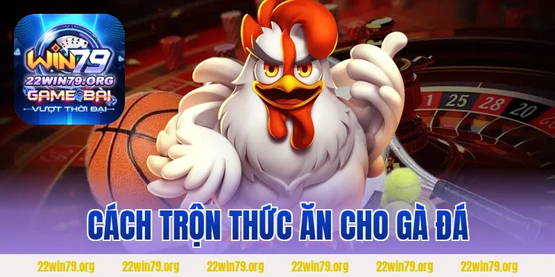 Cách Trộn Thức Ăn Cho Gà Đá