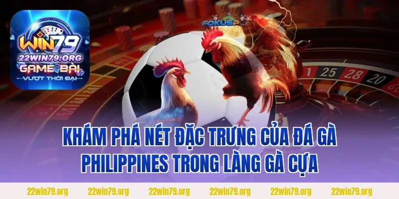 Khám phá nét đặc trưng của đá gà Philippines trong làng gà cựa