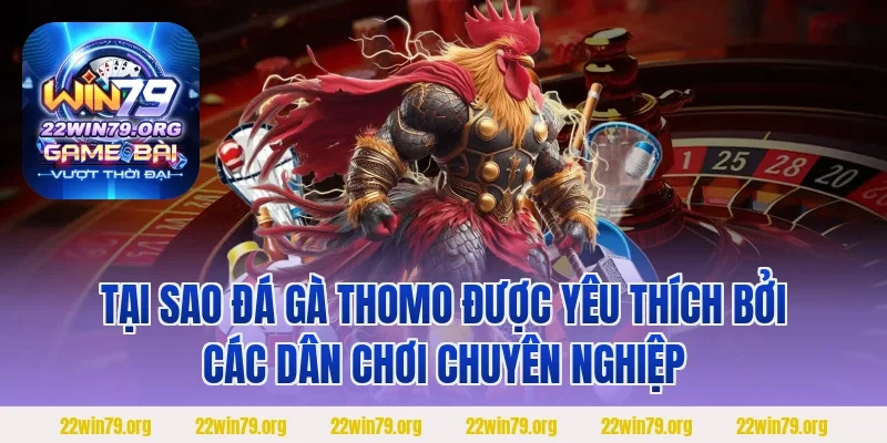 Tại sao đá gà Thomo được yêu thích bởi các dân chơi chuyên nghiệp